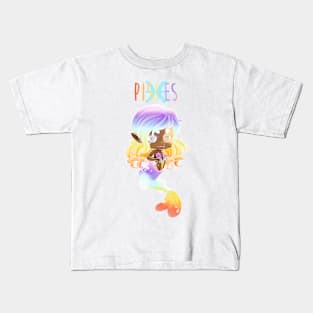 Pisces Koi Mermaid Kids T-Shirt